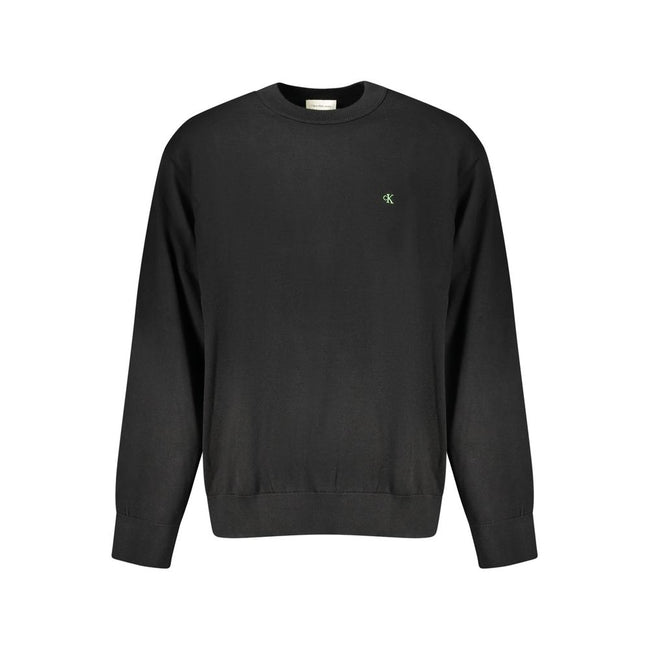 Black Cotton Sweater