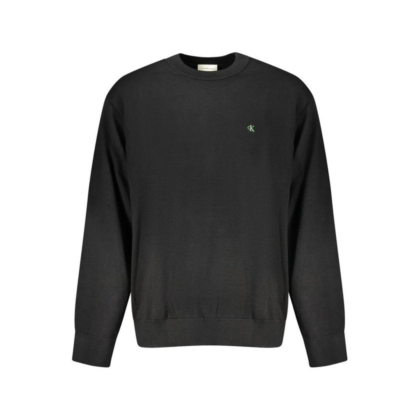 Black Cotton Sweater