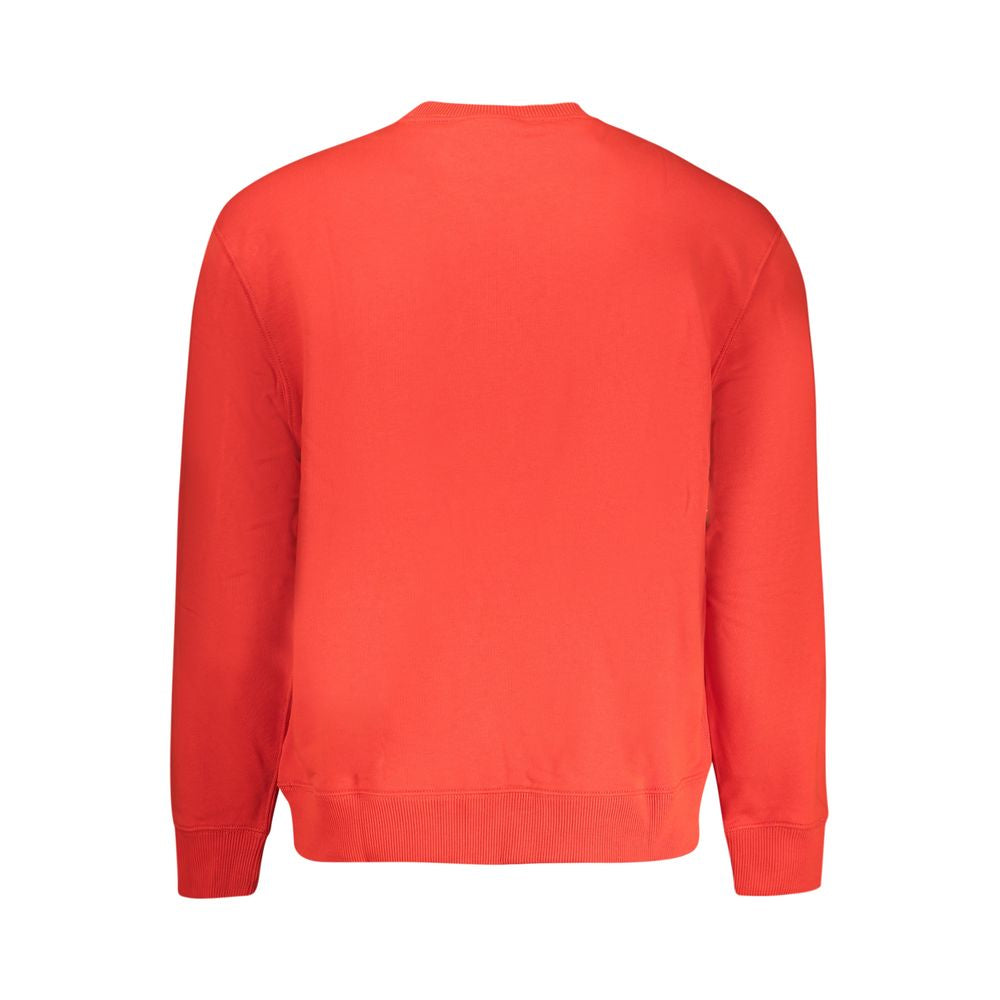Red Cotton Sweatshirt
