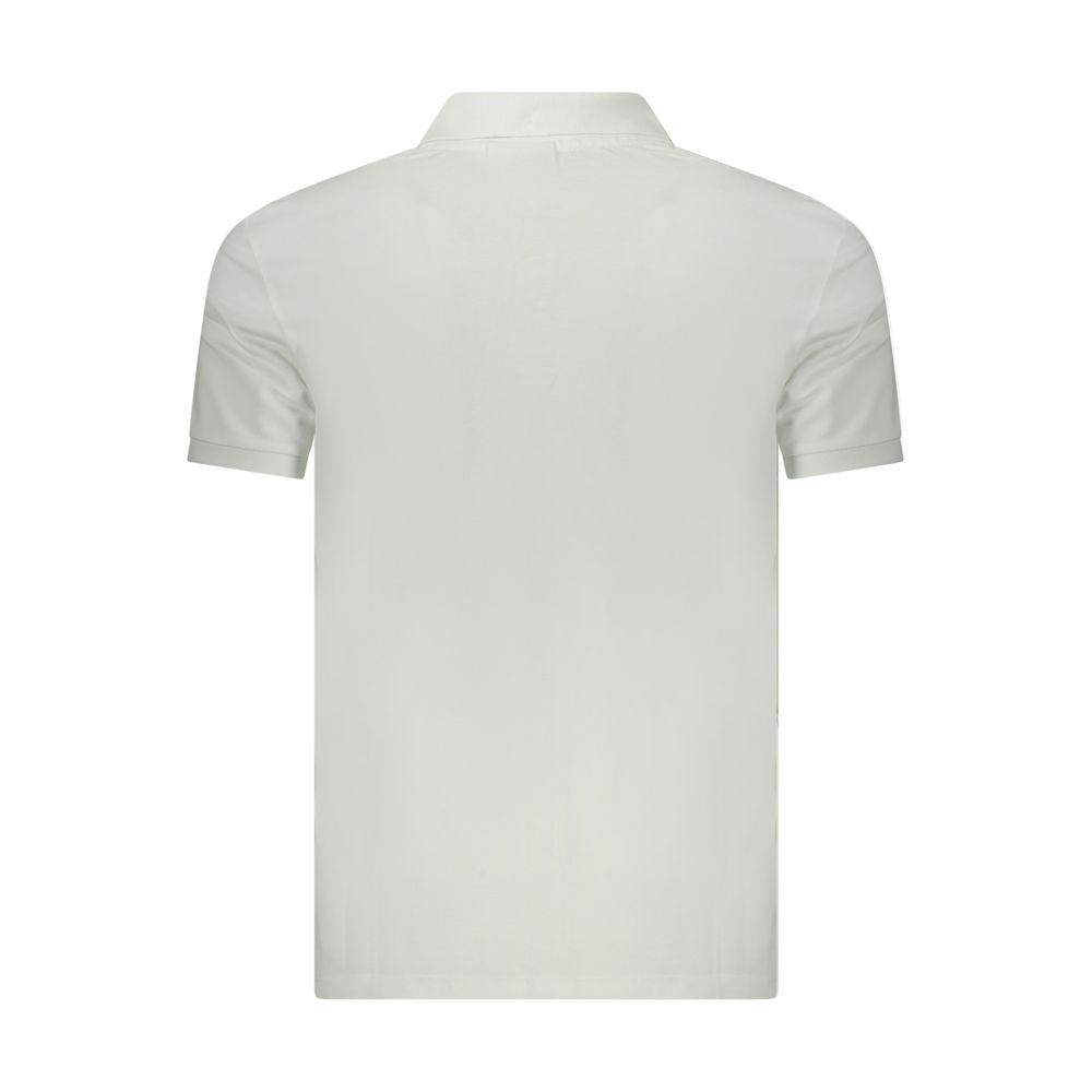 White Cotton Polo Shirt