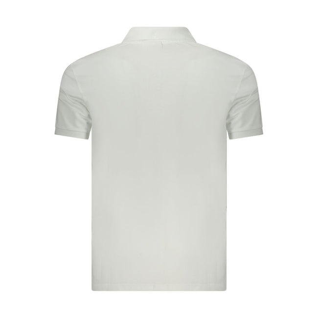 White Cotton Polo Shirt