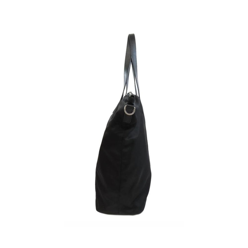 Black Nylon Tote Bag