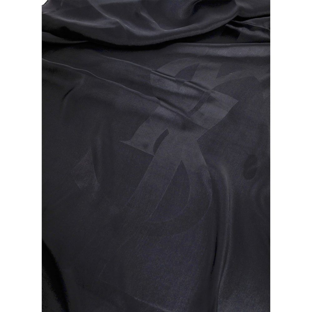 Black Silk Scarf