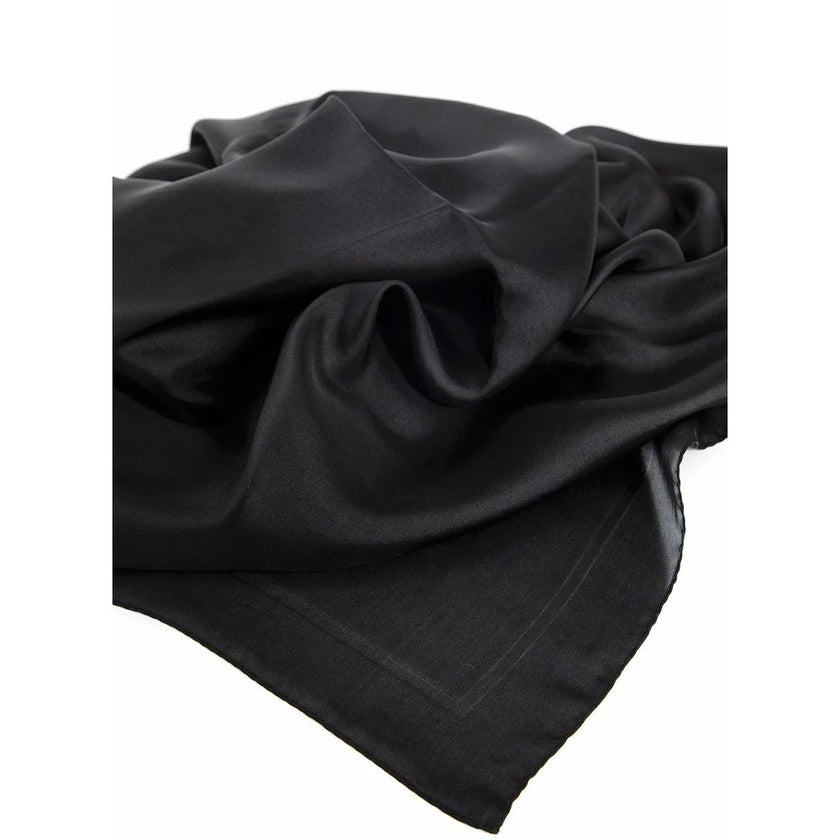 Black Silk Scarf