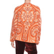 Orange Polyamide Sweatshirt