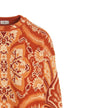 Orange Polyamide Sweatshirt