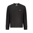 Black Cotton Men Sweater