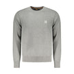 Gray Cotton Men Sweater