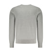 Gray Cotton Men Sweater