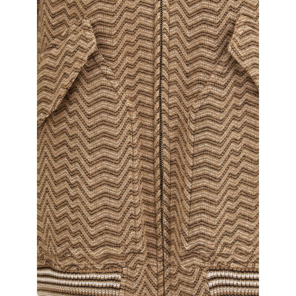 Brown Wool Bomber
