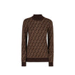Brown Cotton Sweatshirt