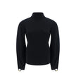 Black Polyamide Sweatshirt