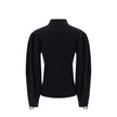Black Polyamide Sweatshirt