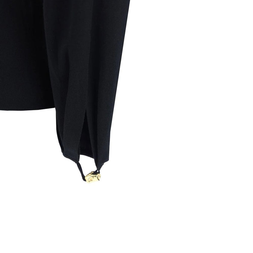 Black Polyamide Sweatshirt