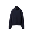 Blue Cashmere Turtleneck