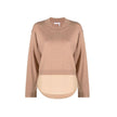 Brown Cotton Sweatshirt