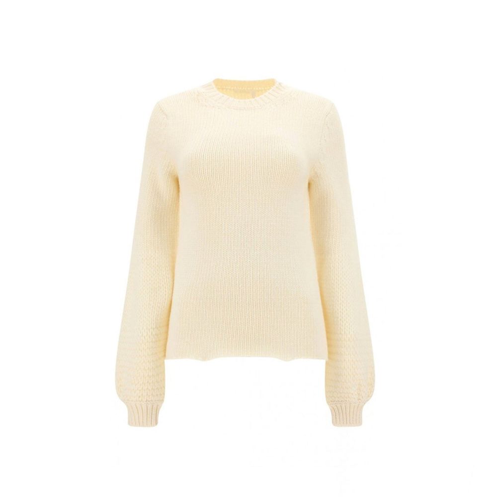 White Wool Sweatshirt