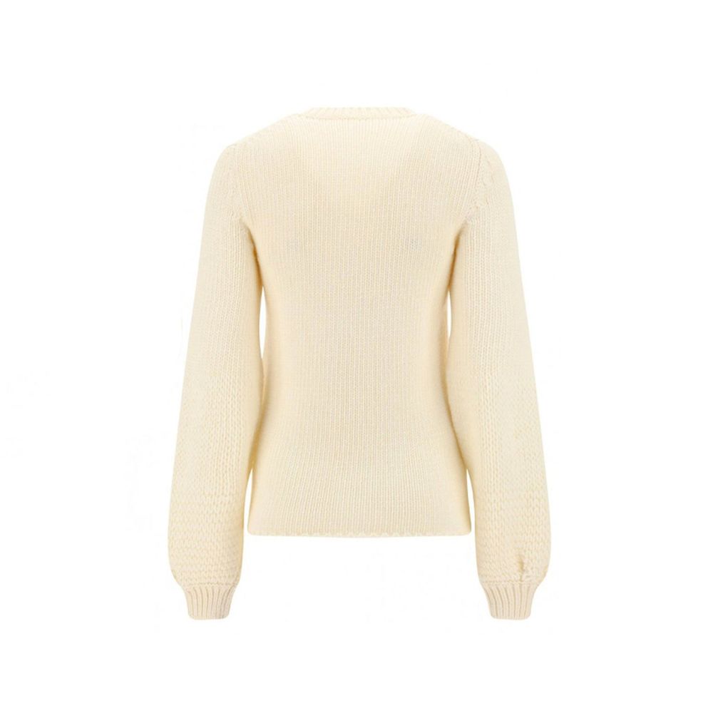 White Wool Sweatshirt