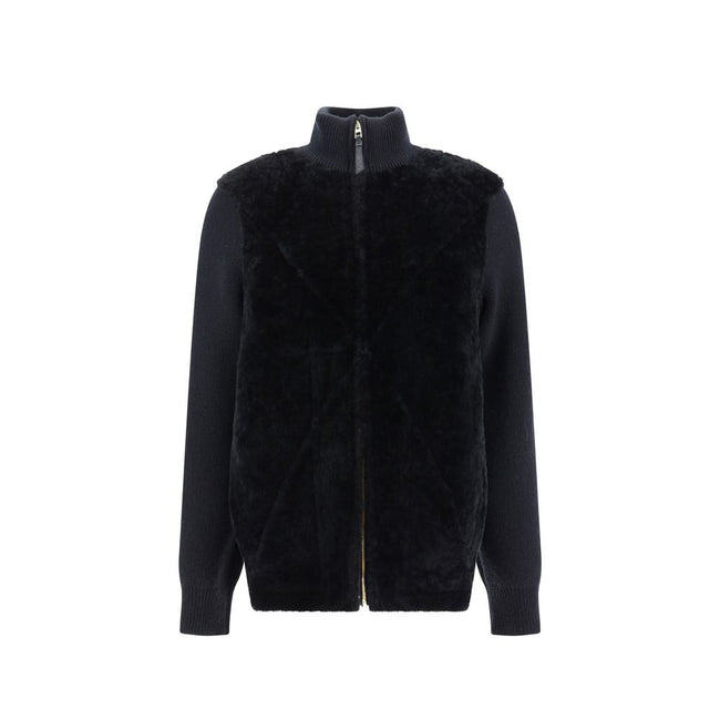 Black Lamb Fur Clothing