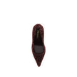 Bordeaux Calf Leather Bos Taurus Platform Pumps
