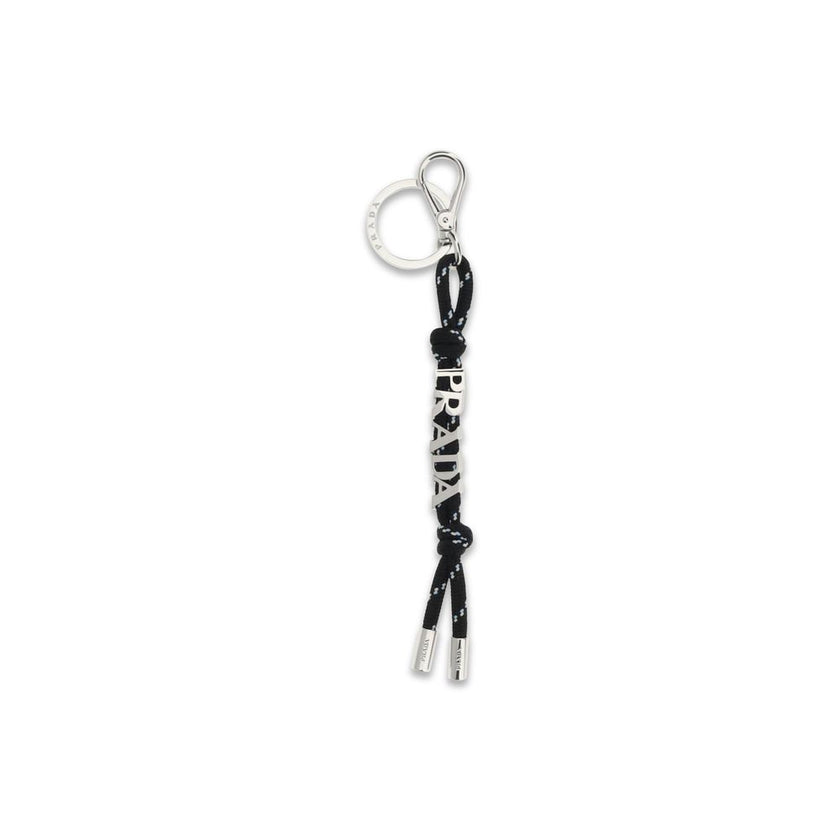 Black Recycled Polyamide Keychain