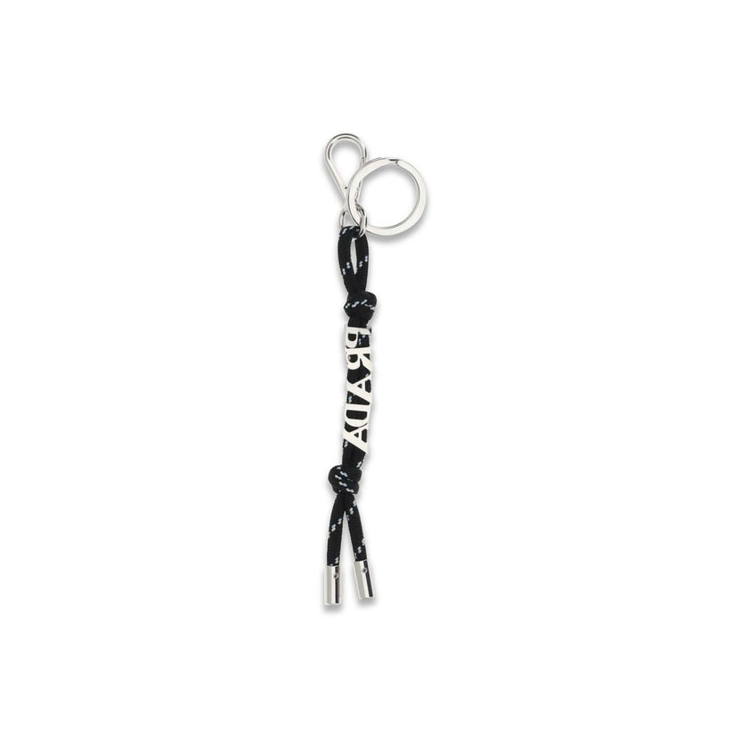 Black Recycled Polyamide Keychain