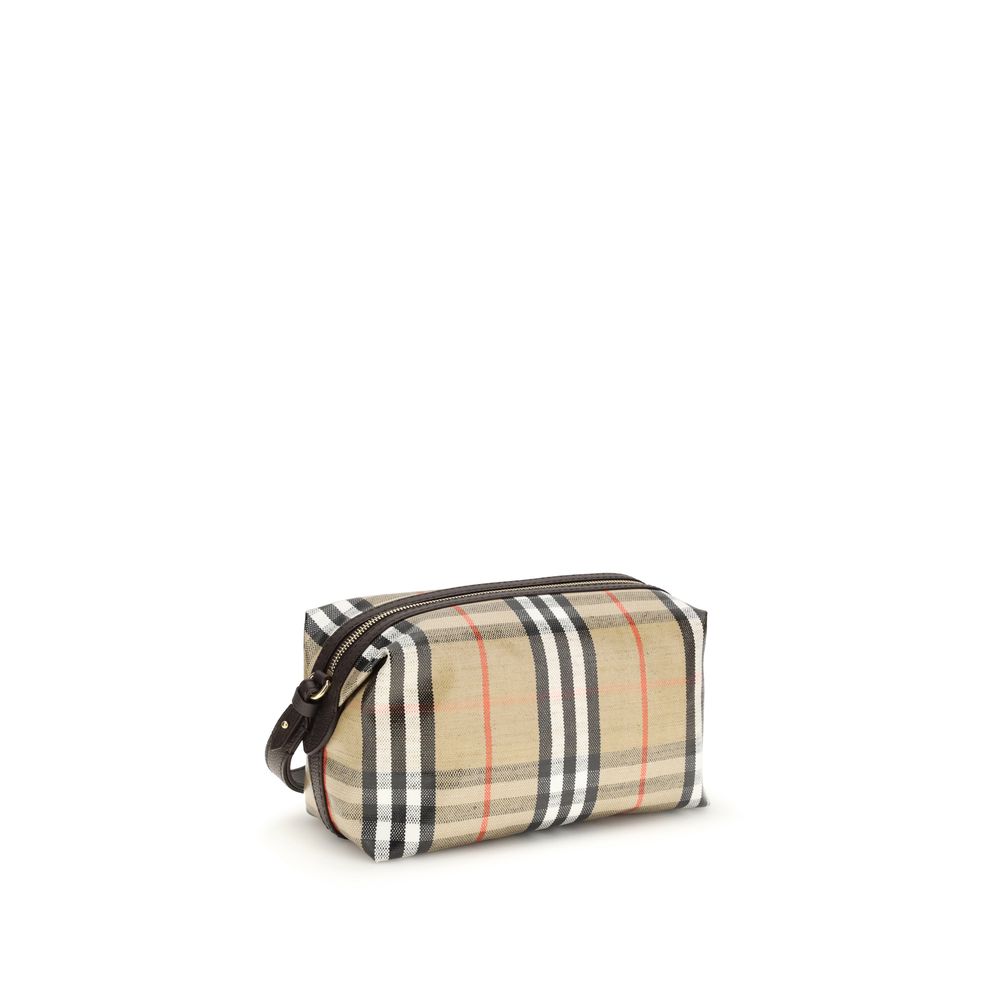 Portefeuille en coton beige