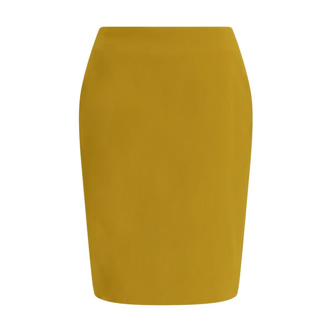 Yellow Viscose Skirt