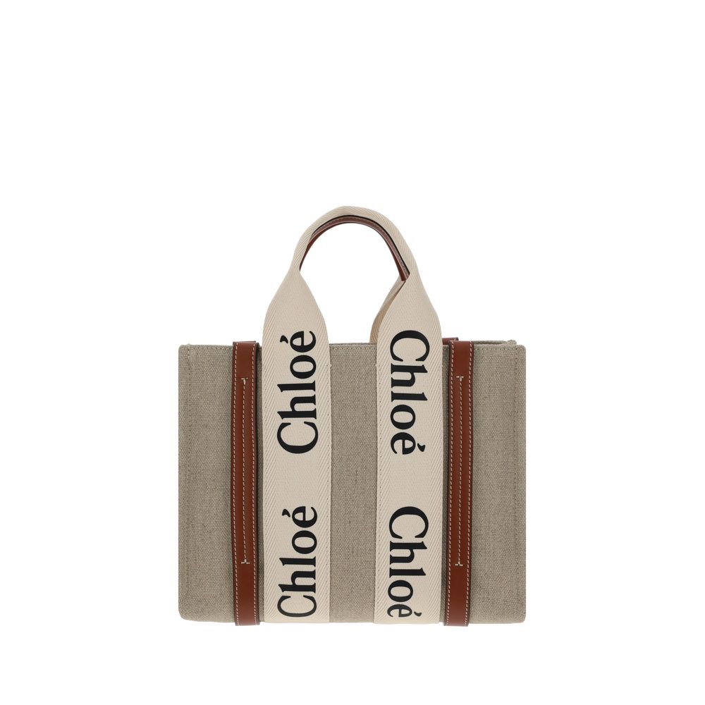 Brown Canvas Handbag