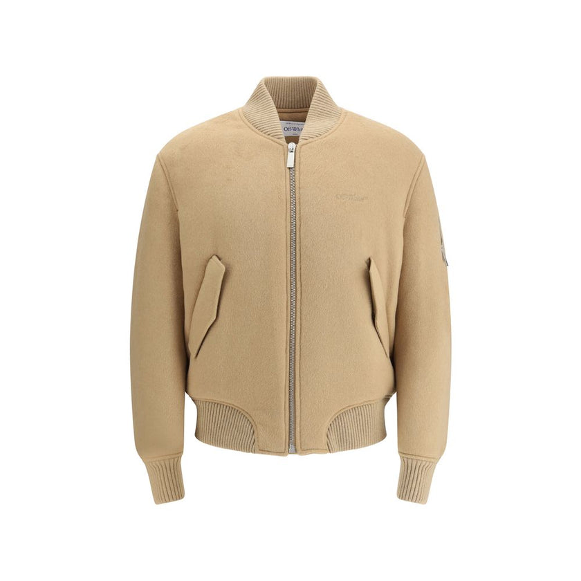 Brown Cashmere Bomber