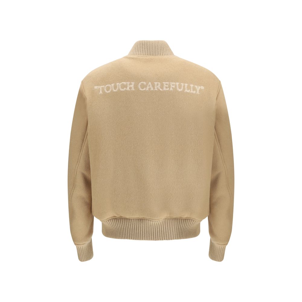 Brown Cashmere Bomber
