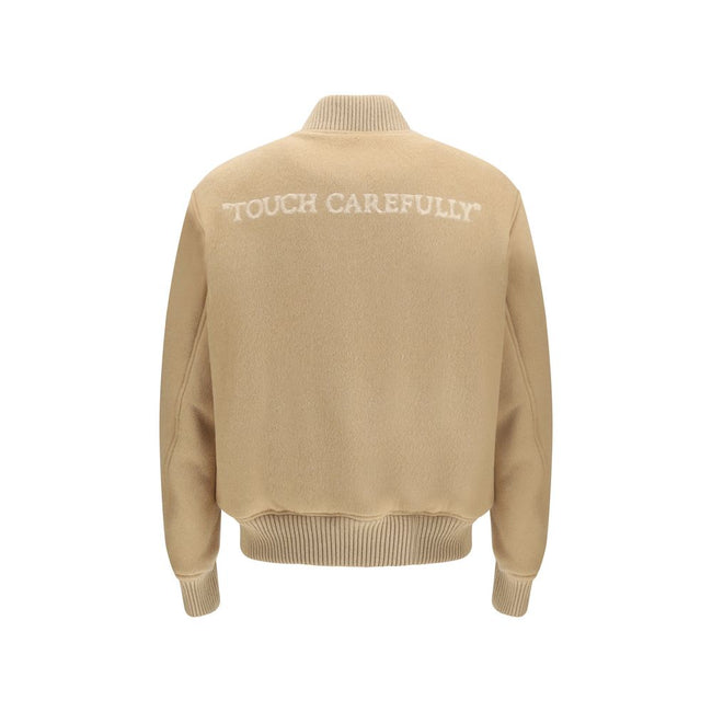 Brown Cashmere Bomber