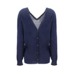 Blue Cashmere Cardigan
