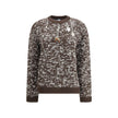 Brown Fleece Wool Sweatshirt