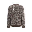 Brown Fleece Wool Sweatshirt