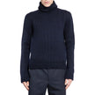 Blue Wool Turtleneck