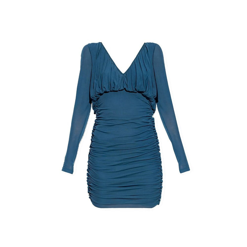 Blue Copper Casual Dress