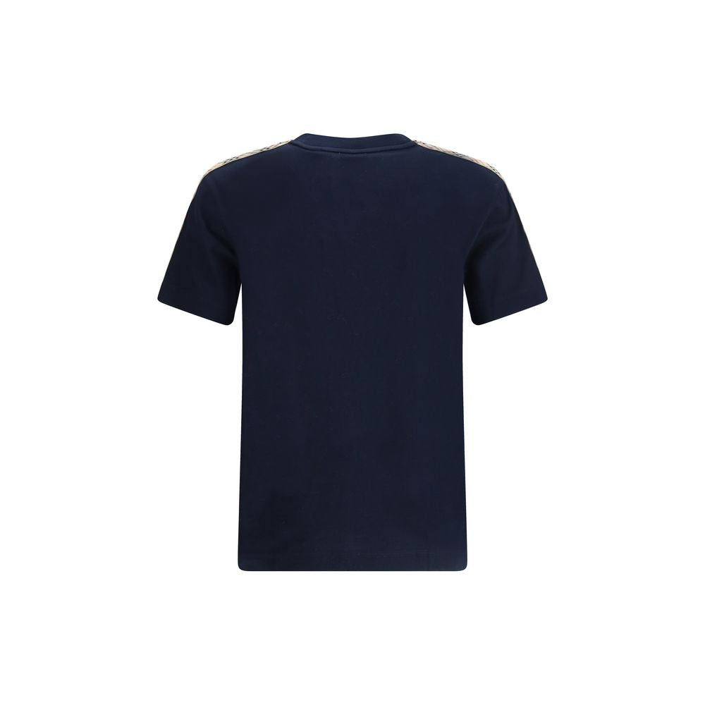 Blaues Baumwoll-T-Shirt