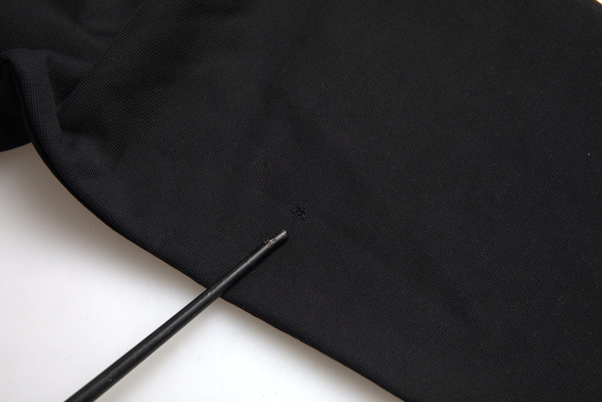 Schwarzes Kapuzen-Sweatshirt aus Baumwolle mit Logo