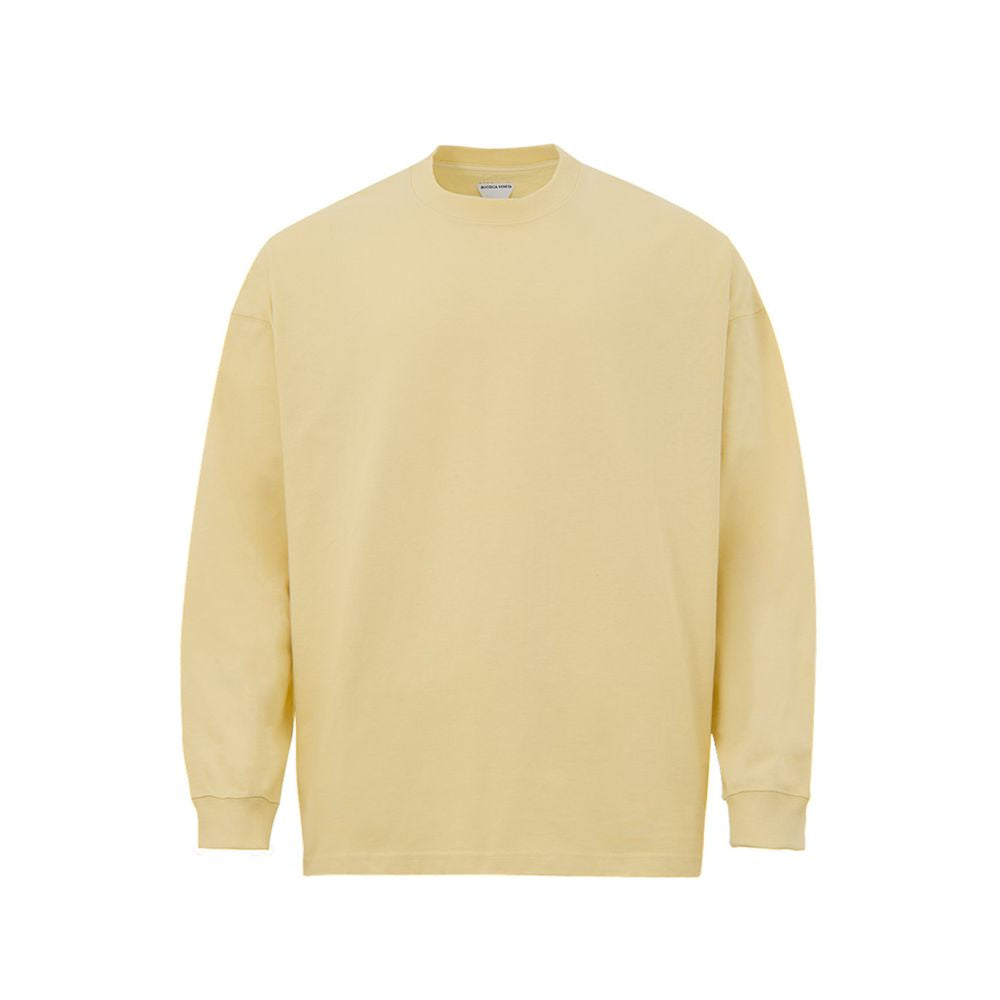 Yellow Cotton Overfit Sweatshirt by Bottega Veneta