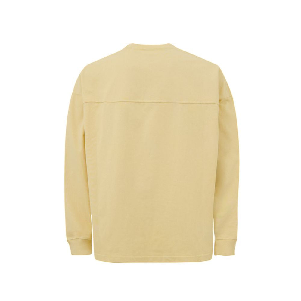 Yellow Cotton Overfit Sweatshirt by Bottega Veneta
