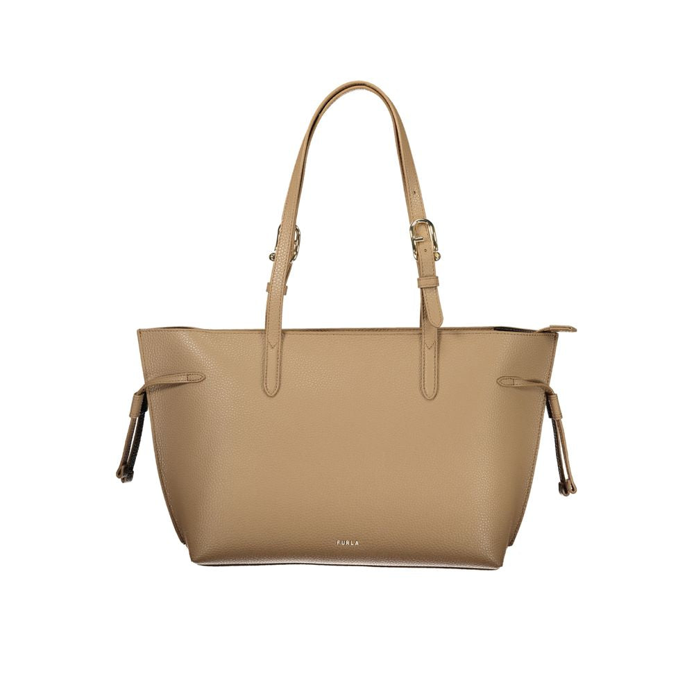 Furla Marrone Ava Leather Handbag