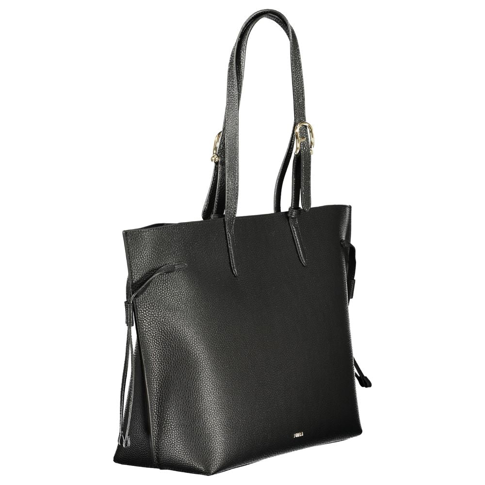 Furla Nero Ava L Tote Leather