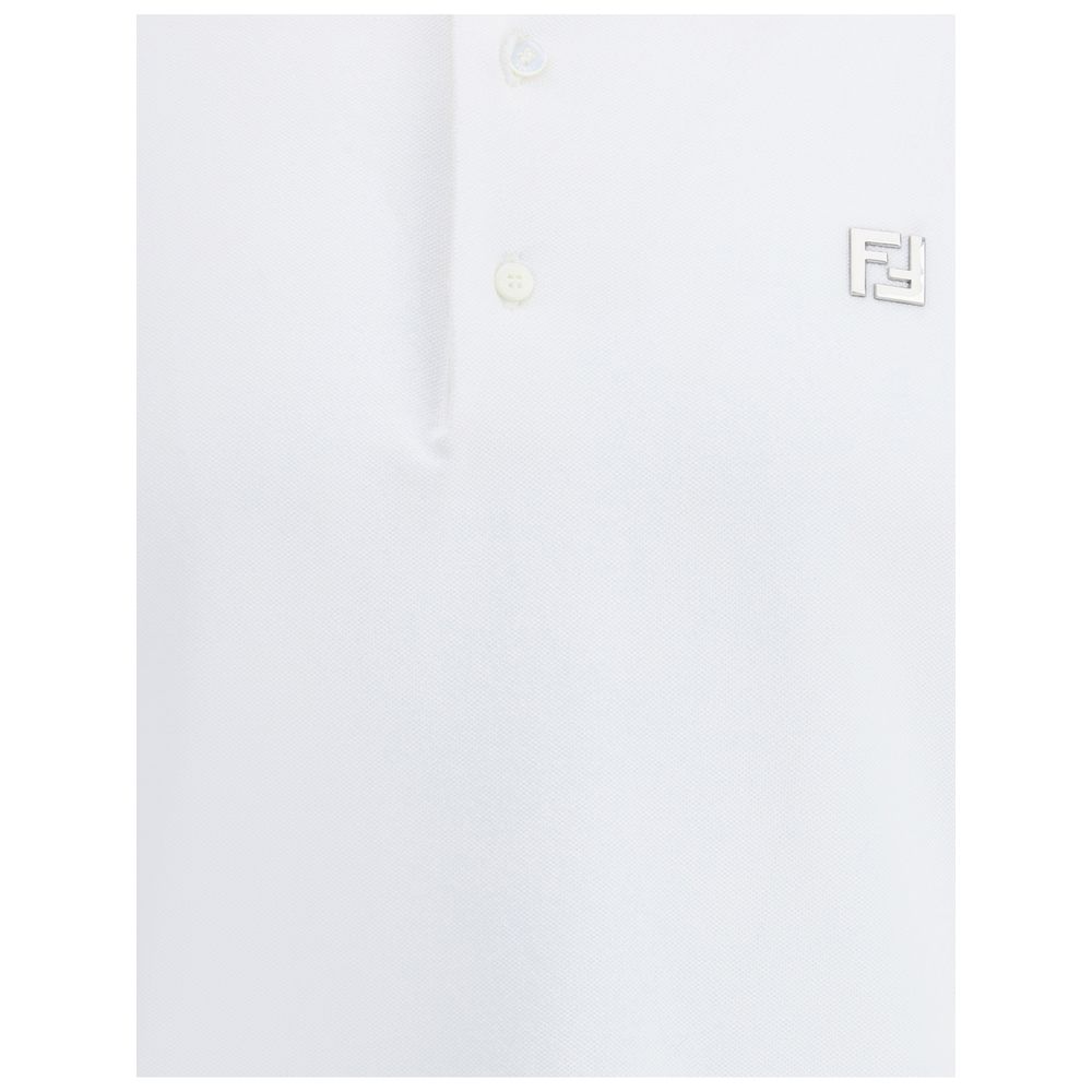 Polo blanc en coton