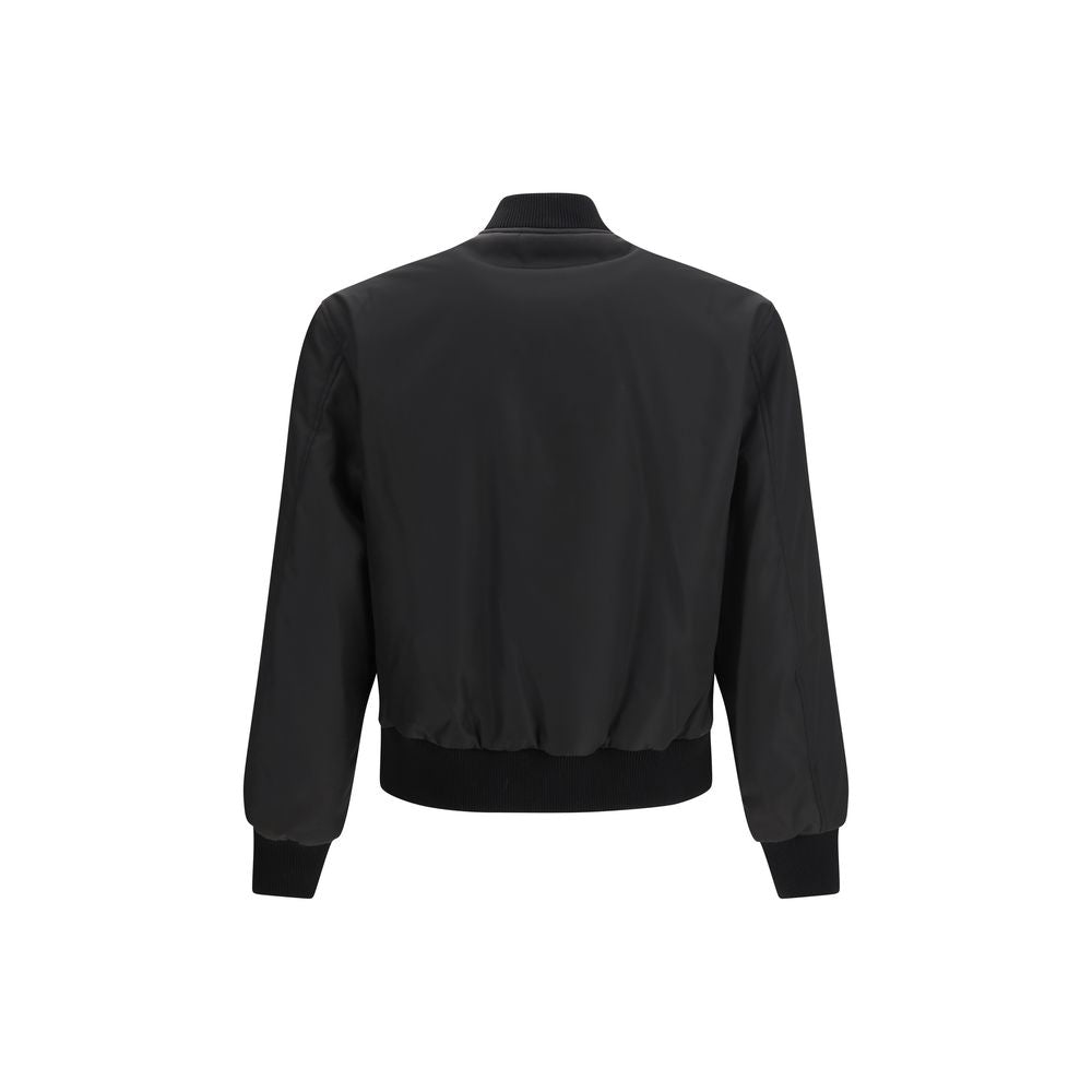 Bomber en polyamide noir