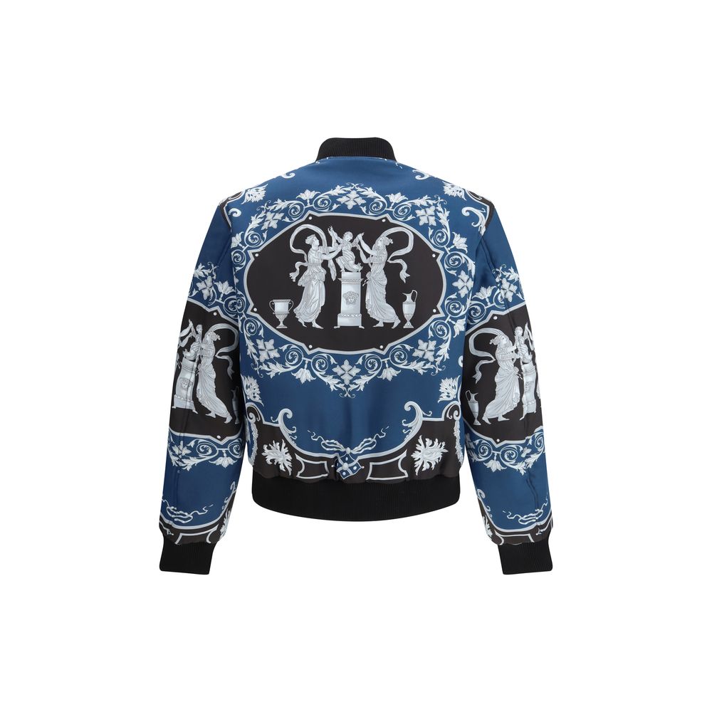 Bomber en polyamide noir