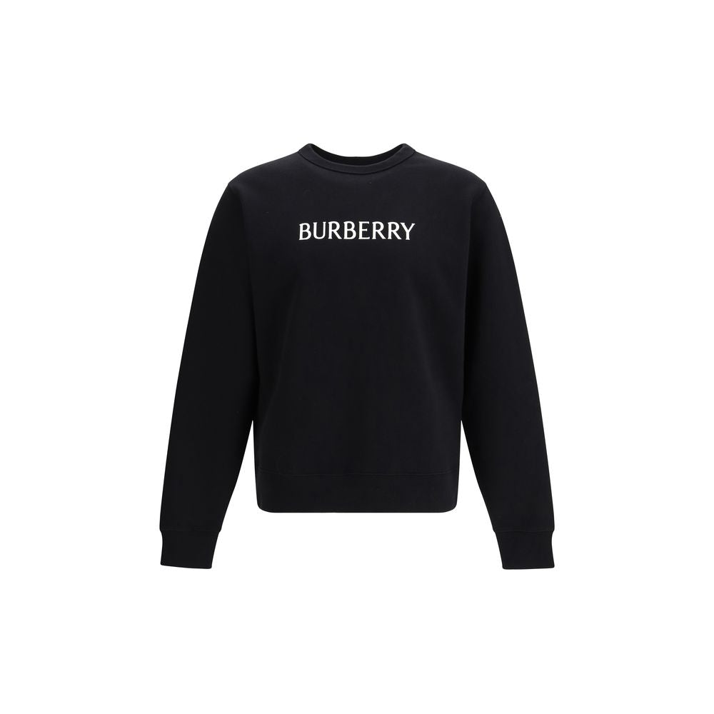 Sweat-shirt en coton noir