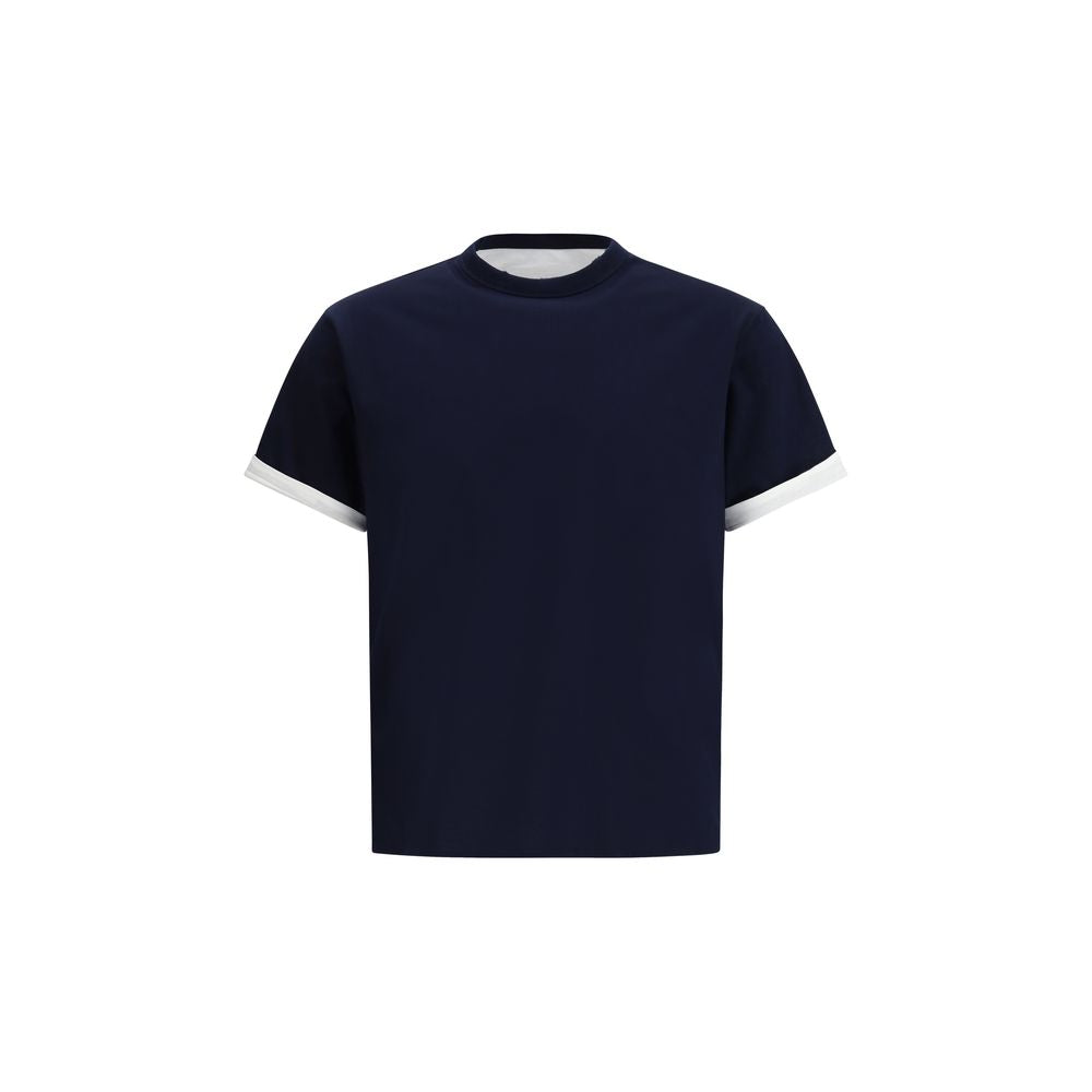 White Cotton Reversible T-Shirt by Prada